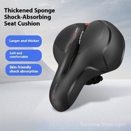 Bicycle Road Bike Seat Cushion Cover Anti-Butt Pain Widening Thickened Shock Absorption Ball Hollow 