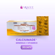 CALCIUMADE 30CAPSULES (Calcium Carbonate+Minerals + cholecalciferol I- Vitamin D3)