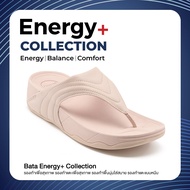 BATA บาจา Energy+ รองเท้าแตะเพื่อสุขภาพแบบหนีบ รองรับน้ำหนักเท้าได้ดี สำหรับผู้หญิง สีชมพู 6715181 สีฟ้า 6719181