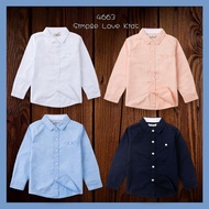 [Simple Love Kids] Long Sleeve Boys' Shirt 4663