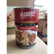 maxwell tuna in broth cat wet food 400g