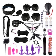 26Pcs Sexy Lace-up Briefs Bondage Handcuffs Blindfold Couple Sex Toys Tool Kit