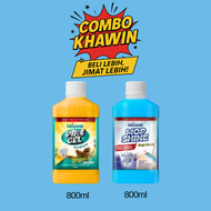 DESANS Mop Shine 800ml Floor Cleaner | No Rinse Multi-Surface Cleaner Non-Sticky Antibacterial Fresh