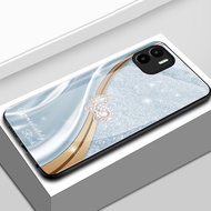 Case For Redmi A1 4G A2 4G A1+ A2+ POCO C50 Small Horse Phone Shockproof Glass Shell