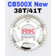 RK Sprocket Rear Sprocket Honda CB500X New 38T/41T Premium Sprocket Belakang CB 500 X RK 520 REBEL 5