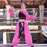 Teenage Girl Jazz Dance Costume Children Street Hip hop Dancing Jazz Stage Kid Kpop Jazz Costume for