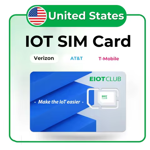 USA IOT SIM Card Support for Verizon AT&T and T-Mobile M2M High-Speed Data SIM For Security Camera R