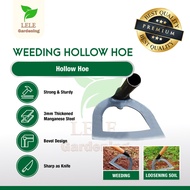 LELE GARDENING Hollow Hoe with Long Wood Handle 锄头 | Strong & Sturdy | Convenient Gardening Cangkul 