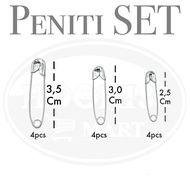 PIN SET 12PCS PIN/ SET