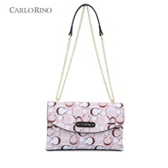 Carlo Rino Light Pink Carlo GEO Crossbody Shoulder Bag