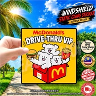 DRIVE THRU VIP Windshield Sticker Tampal Lekat Dalam Cermin Car Sticker Interior Design Decorations 