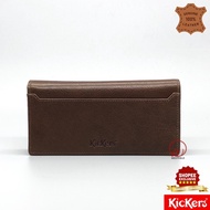 KICKERS LEATHER LONG WALLET ( KDPC 50830 )