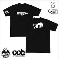 Solid F169 'FURYGAN TEAM RIDE TSHIRT STYLE' - Baju Cotton 100% Unisex Basic Tee Shirts Black White S