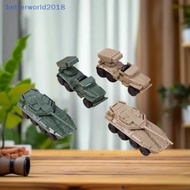 [modamaven] 4pcs/set 1/144 Soviet BM21 Hail Rocket Launcher Italy Centaur B1 Tank 4D Steel Ball  Mod