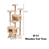 [178cm] 1 Space Capsule Nest with 2 Cat Box Cat Climbing Cat Tree Cat Nest Cat Scratch Trees Sisal Column Cat Tree