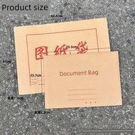 file organizer fail dokumen Kertas kraft mendatar A4A3 beg fail beg maklumat beg kertas gambar beg k