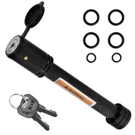 Trailer Hitch Lock 5/8in Carbon Steel Towing Hitch Receiver Lock Anti-Theft Waterproof Hitch Receive