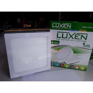 LUXEN 12W 12watt Square LED Panel Downlight
