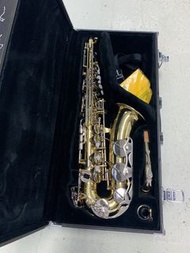 yamaha yas 23 alto saxophone.# come with original case and mouthpiece