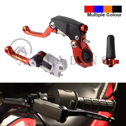 Motorcycle CNC Aluminum Labor-saving Anti-slip Folding Clutch Brake Levers For CR CRF YZF EXC KLX Ka