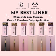 Dolly Wink My Best Liner Liquid Eyeliner -  Deep Black / Deep Brown / Pink Brown / Orange Brown / Gr