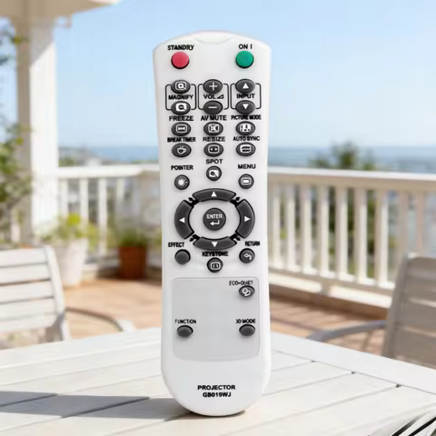 GB015WJ Infrared Remote Control Compatible with Sharp Projectors PG-LS2000 PG-LW3000 PG-LX2000 PG-LW