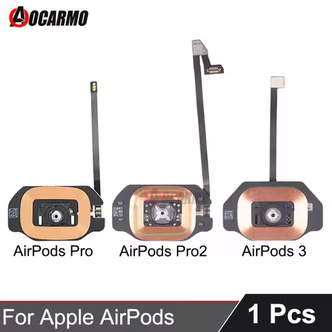 Aocarmo For AirPods Pro Pro2 AirPods3 Magsafe Charging Case Wireless Charging Module Flex Cable Repl