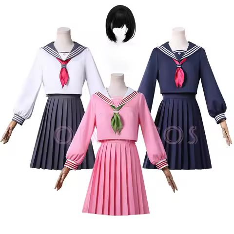 SILENT HILL f Shimizu Hinako Cosplay Costume Carnival Uniform Wig Anime Halloween Women Game Costume