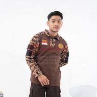 Baju BDU Pramuka Loreng - Baju Pramuka Lapangan - Kaos Pramuka - Seragam Pramuka Lapangan Baju Lapan