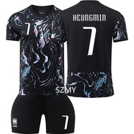 2425 Korea Team Away Football Jersey No. 7 Son Xing- 18 Lee Gang-in Jersey Adult Suit Jersey
