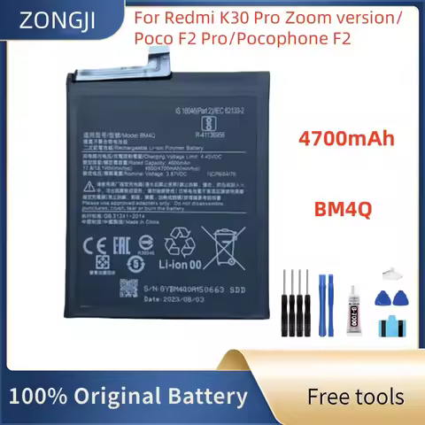 New Battery BM4Q 4700mAh Battery For Mi Poco F2 Pro Redmi K30 Pro K30Pro Phone Replacement Batteries