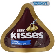 ช็อกโกแลตสอดไส้ครีมนม Hershey's Kisses Pouch Cream Milk Chocolate 82g.