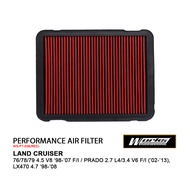 WORKS ENGINEERING Air filter For TOYOTA LAND CRUISER 76/78/79 4.7 V8 (98-07) / PRADO 2.7 L4 / 3.4 V6