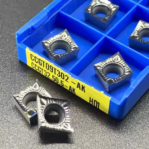 CCGT060202 CCGT060204 CCMT060208 AK HO1 Carbide Insert CCGT09T304 CCGT09T308 CCGT120402 Aluminum Tur