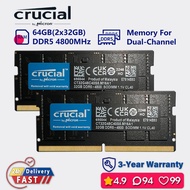 CRUCIAL 16gb 32gb 64gb 4800mhz ddr5 Dual channel memory ram laptop sodimm pc5 38400s