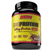 MAN Sports ISO-Protein 100% Pure Whey Protein Isolate Powder, Chocolate Milk, 2 Pounds MAN Sports IS