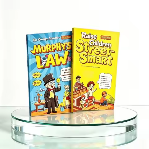 Murphy's Law & Street-Smart Educational Comic Books: Kids Growth Mindset, Life Skills, ProblemSolvin