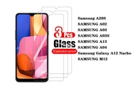 3Pcs Tempered Glass For Samsung A02 A02S A03 A03S A4 A04S A05 A05S Screen Protector