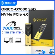 ORICO 7000Mb/s M.2 NVMe SSD PCIe 4.0 NVMe Gen4 x4 Internal Solid State Drive With Cooling Vest for P