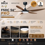 Deka Kronos F5DC Pro 56” / 46” K6 56" 42" / K5 Steel Blade Remote Control DC Motor Ceiling Fan / Kip