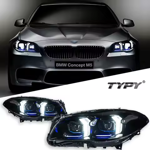 Car For BMW 5 Series F10 F18 Headlight 2011-2017 Upgrade Modified New DRL Dynamic Turn Signal LED He