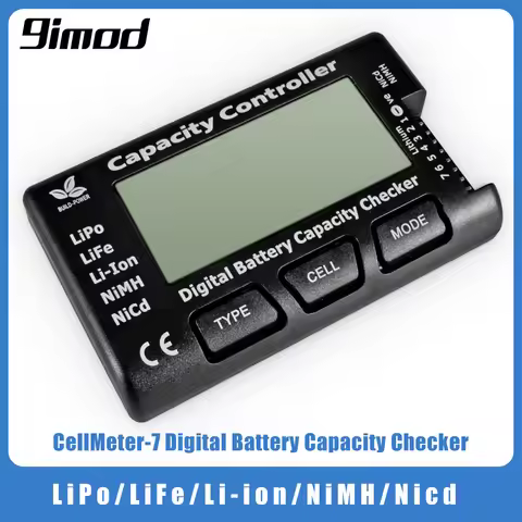 9IMOD RC CellMeter-7 Digital Battery Capacity Checker LiPo LiFe Li-ion NiMH Nicd