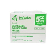 Indoplas 5cc Disposable Syringe 5ml