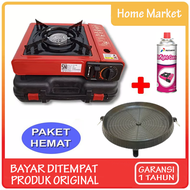 Kompor Portable OMICKO Kompor Piknik 2 in 1 murah original