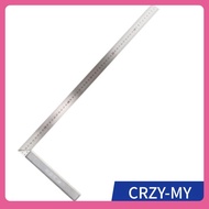 [CRZY]NEW Construction Carpenter Ruler L Shape Angle Square Ruler 250mm-600mm