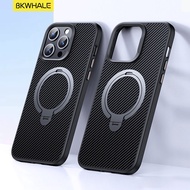 BKWHALE Trường hợp điện thoại sợi carbon Đối với iPhone 15 Pro Max 16 Pro Max 14 Pro Max 15 Plus 16P