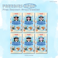 [30 Pcs] Hello Panda ver Freebies Kpop Ala Selkor Lucu Freebies Concert Postcard Packing