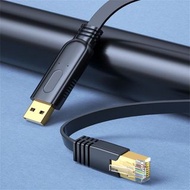 **包郵** [淺藍/黑色1.8/3米] usb轉rj45調試線 usb轉Console調試線  H3C交換機配置線 [平行進口] YY2789