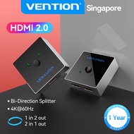 Vention HDMI Splitter Adapter Original 4K 2.0 HDMI Bi-Direction Switch 2 in 1 out/1 in 2 out HDMI Sp