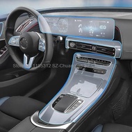 TPU protective Film for Mercedes Benz EQC Eqc350 400 Car Interior Stickers Center Console Air Gear N